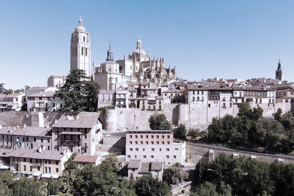 fotografía aérea segovia